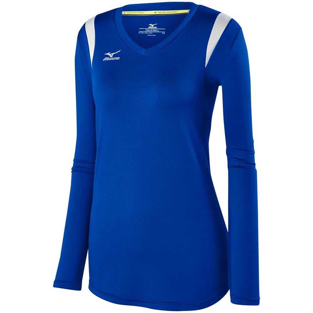 Damske Dresy Mizuno Balboa 5.0 Long Sleeve Volejbalove Kráľovská Modrá/Strieborne Vypredaj UFVB57926